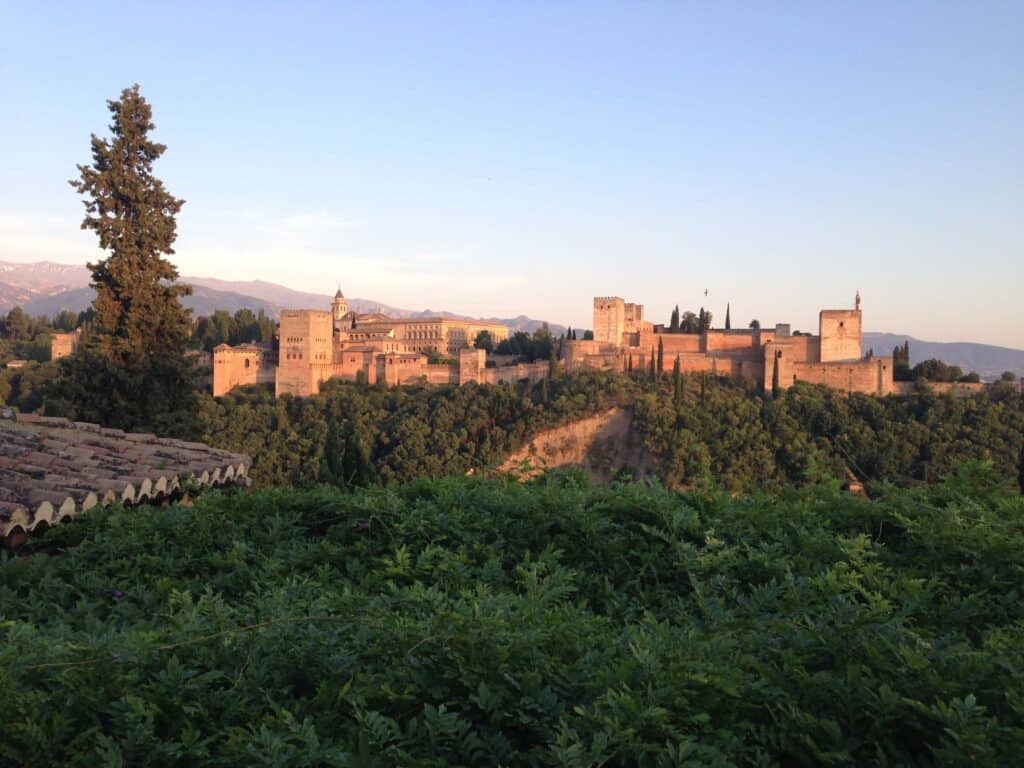 Southern Spain Itinerary 10 Days 7 The Alhambra of Granada Spain at sunset
