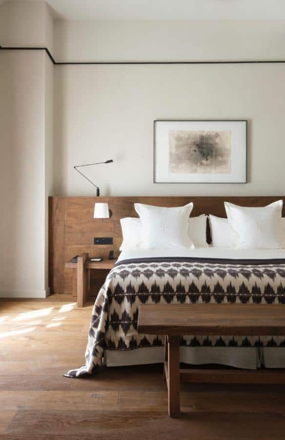 Mallorca Travel Itinerary in 4 Days 9 Elegant, minimalist hotel room design.