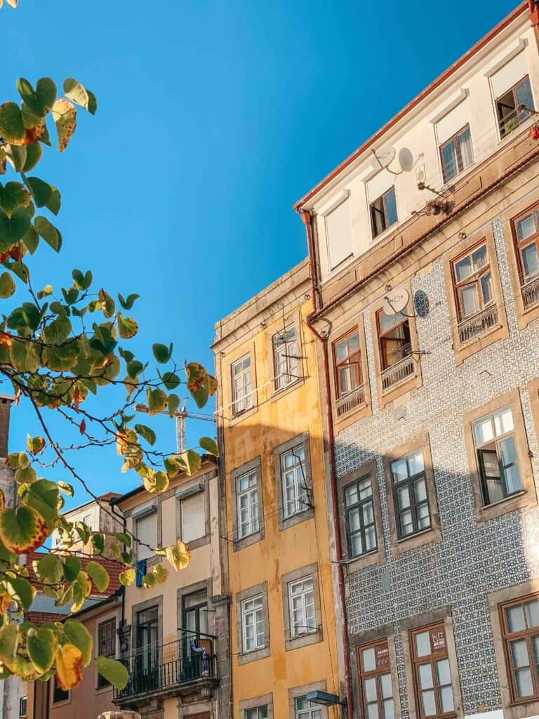 Top 12 Boutique Hotels in Porto, Portugal 3 Colorful buildings under clear blue sky