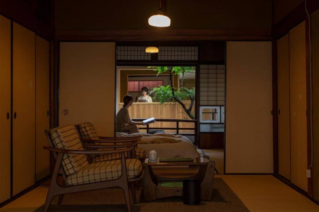 8 UNIQUE Miyajima Ryokans, Hiroshima 22 Cozy traditional room with serene view.