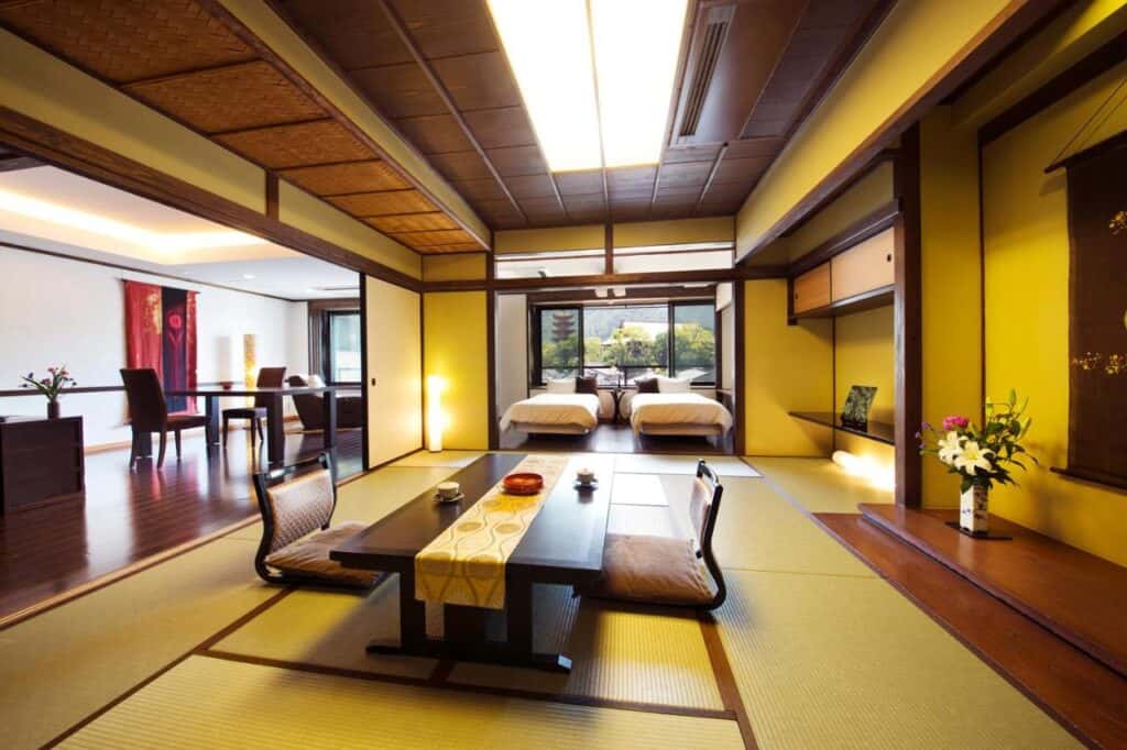 8 UNIQUE Miyajima Ryokans, Hiroshima 14 Traditional Japanese room with tatami