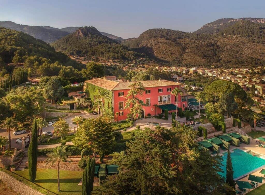 Mallorca Travel Itinerary in 4 Days 10 Luxury hotel surrounded by lush mountains