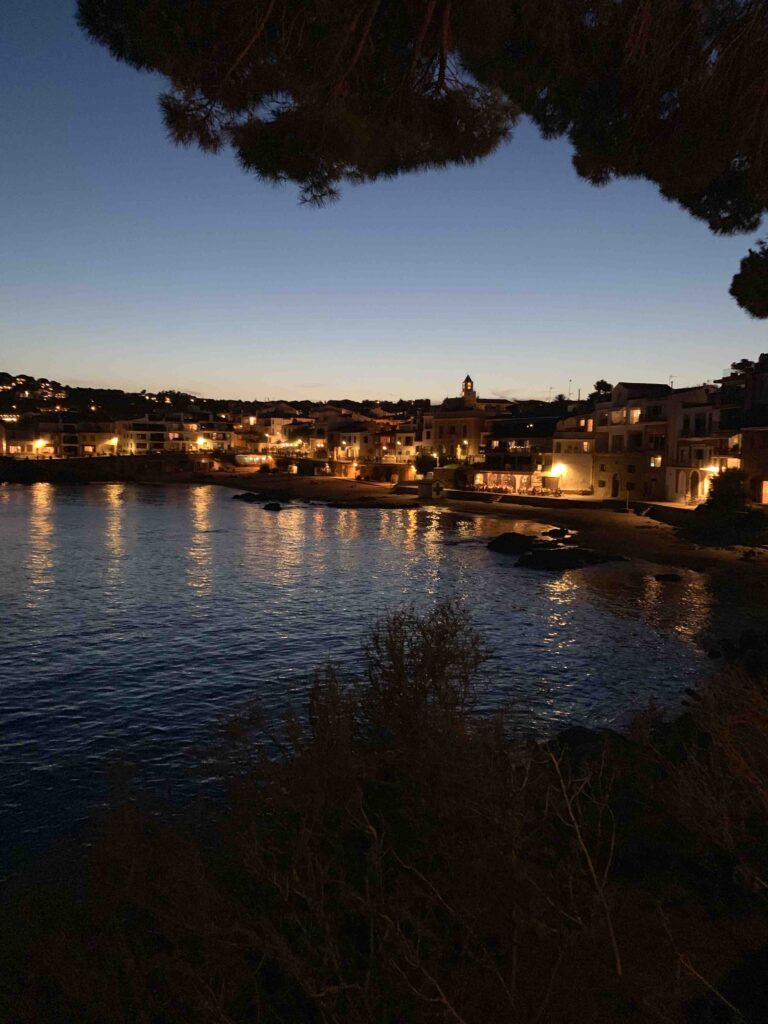 Complete 7 day Costa Brava Itinerary 13 Calella de Palafrugell illuminated at dusk