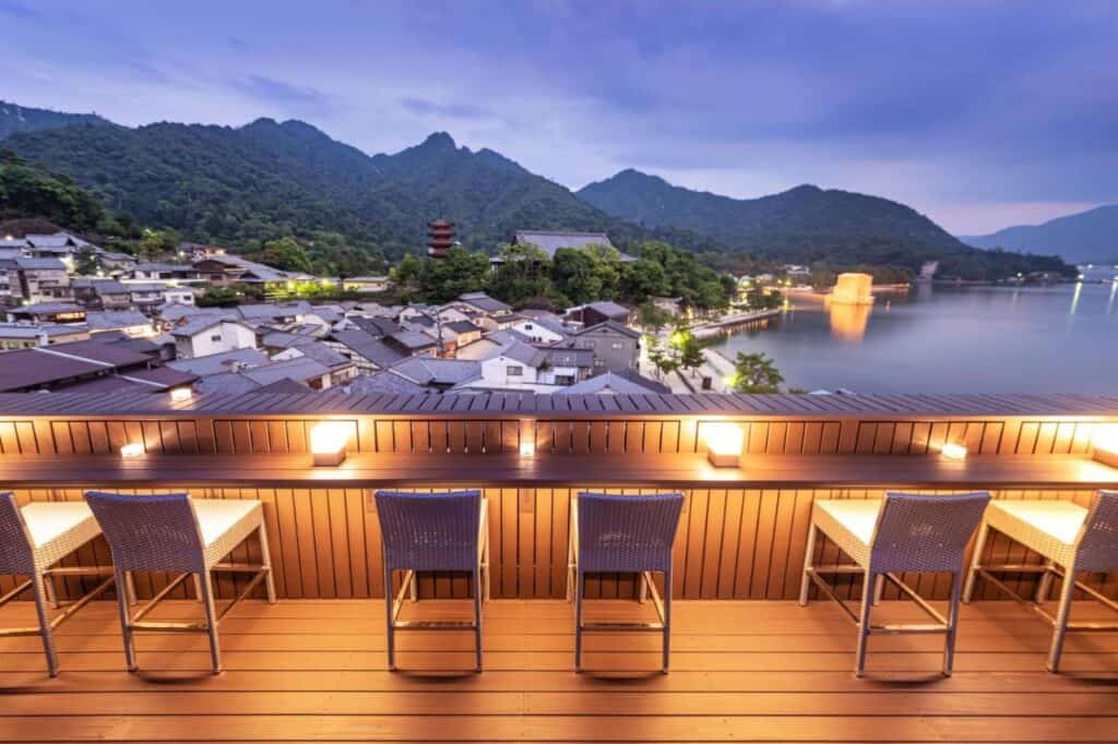 8 UNIQUE Miyajima Ryokans, Hiroshima 13 Scenic view of Miyajima Island