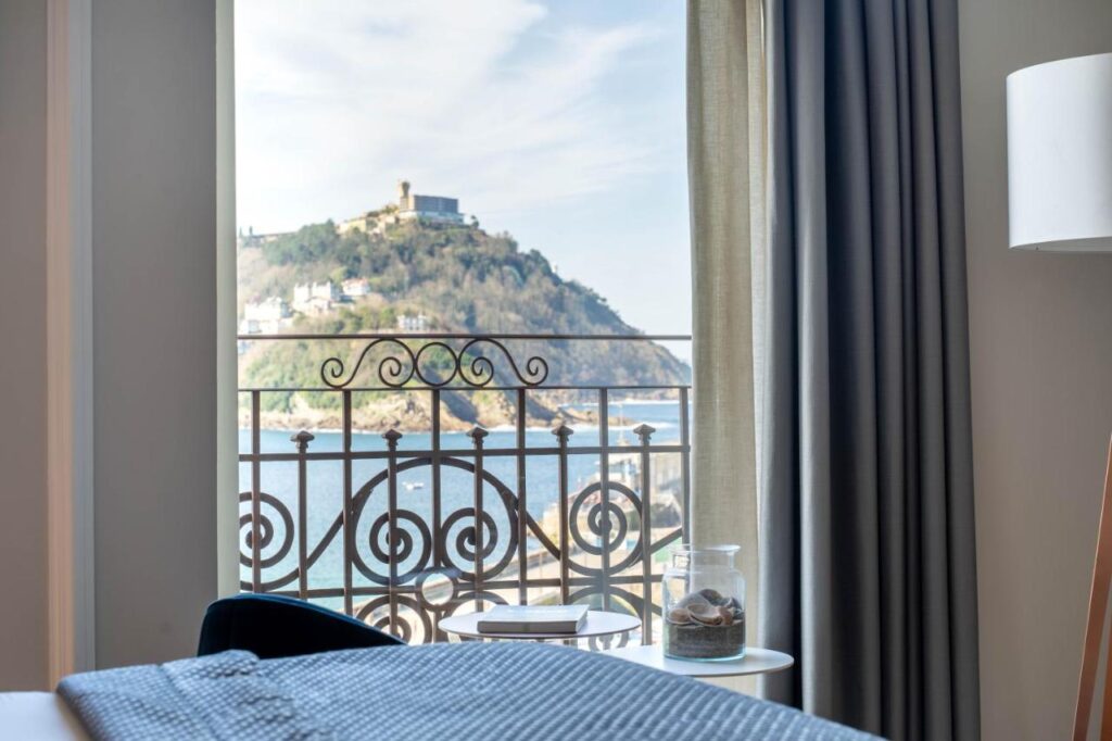 View from room from Lasala Plaza Hotel, one of the best Boutique hotels in san sebastian