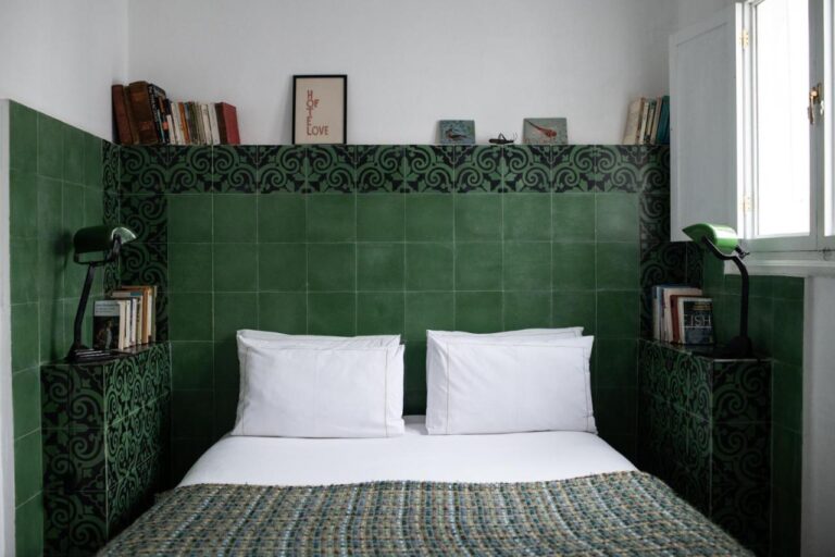 Double room in dar nour riad, one of the best riads in tangier morocco
