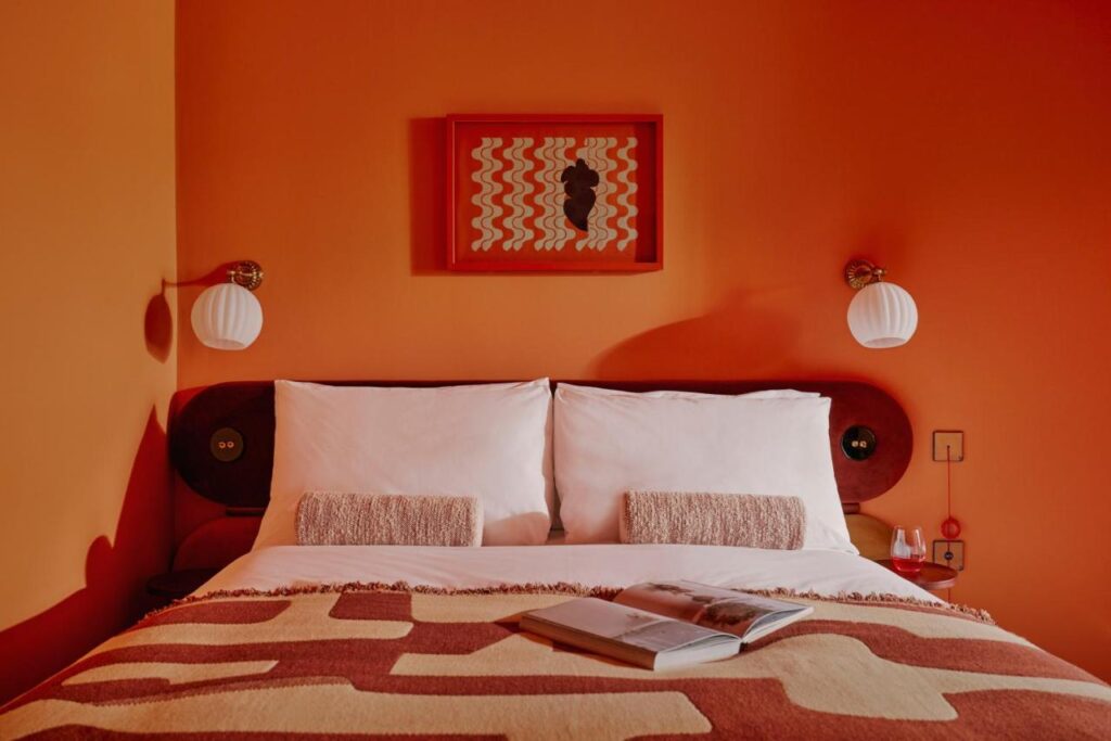 15 Best Boutique Hotels in London, UK 1 double bed at ember locke kensington, one of the best boutique hotels in london
