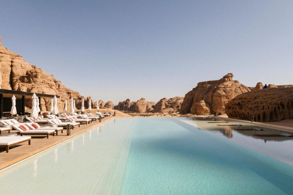 9 Best Hotels in Saudi Arabia: Unique Stays Across the Country 1 pool with desert views at our habitas alula, one of the best hotels in saudi arabia