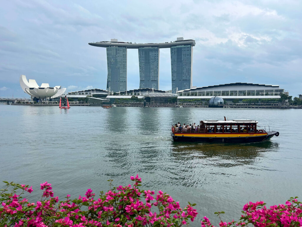 13 Most Unique Hotels in Singapore for an Incredible Holiday 1 picture of river and maria bay sands hotel in the back, one of the most unique hotels in singapore