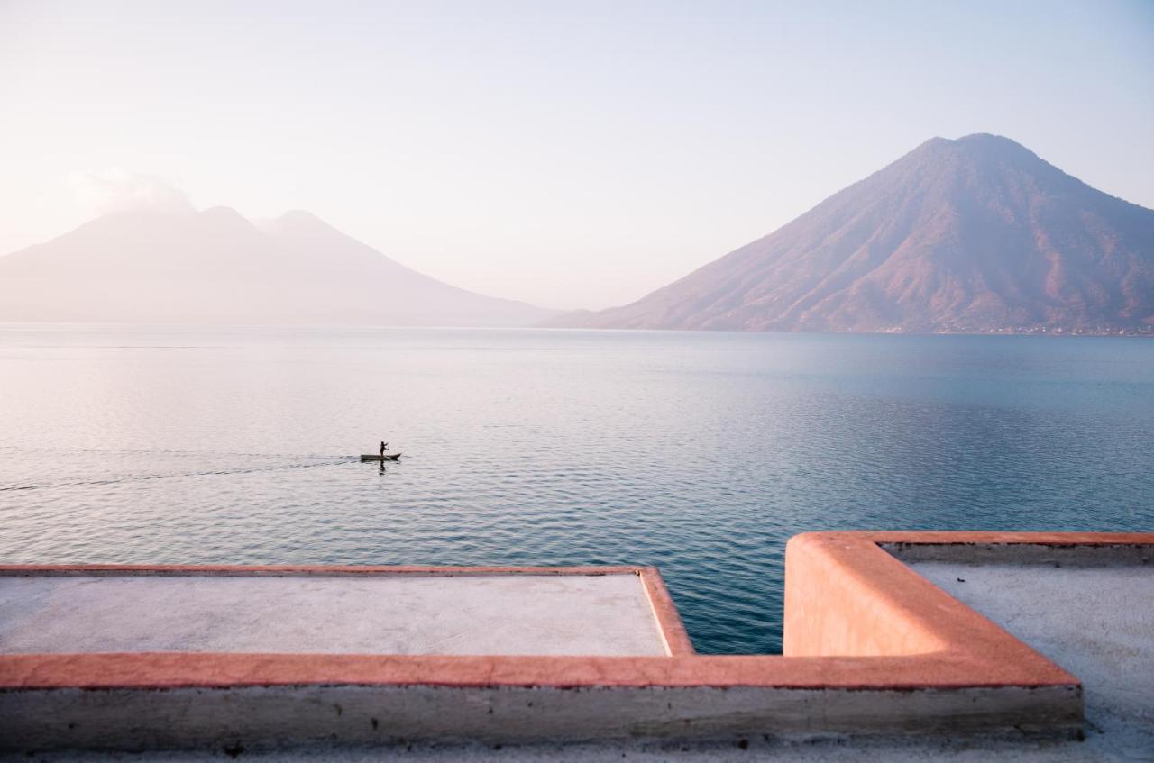 8 UNIQUE Places Where to Stay in Lake Atitlán 1 view of lake atitlan from anzan hotel, one of the most unique places where to stay in lake atitlan