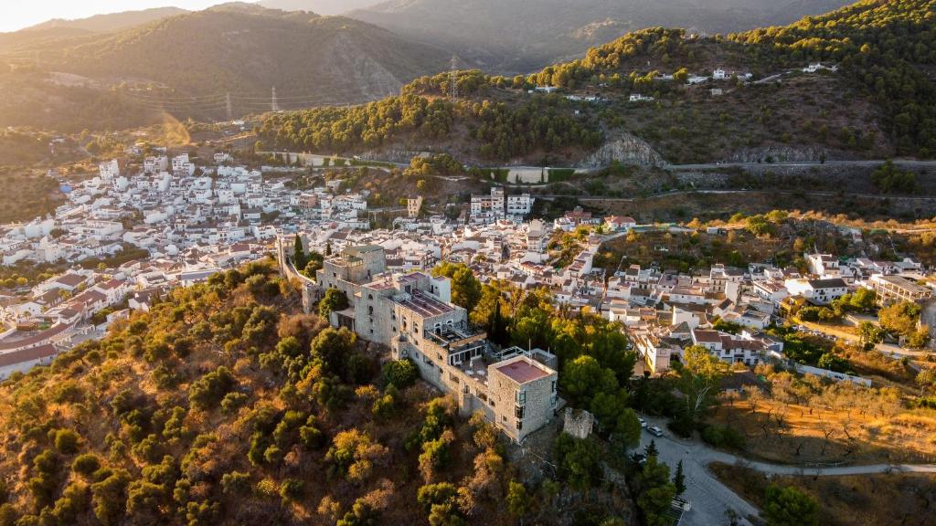 TOP 10 Luxury Hotels in Andalucía 42 sky view of castillo de monda luxury hotel in andalucia