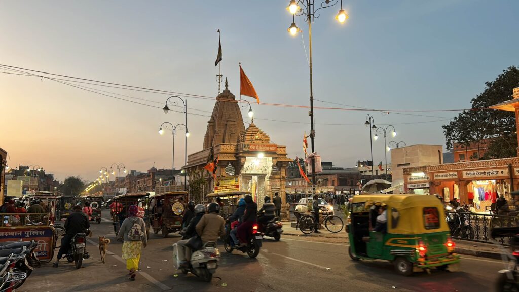 12 BEST Boutique Hotels in Jaipur 54 busy streets of jaipur at night india